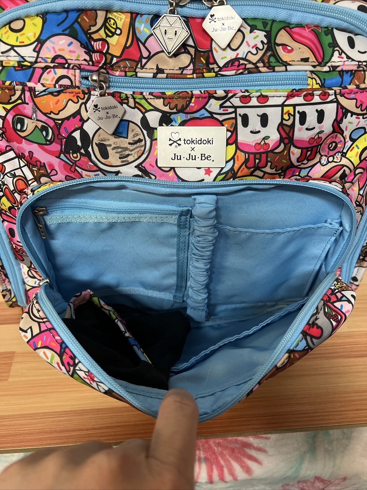 Jujube Tokidoki Tokipops Donuts BFF Diaper Bag Backpack Messenger Changing Pad