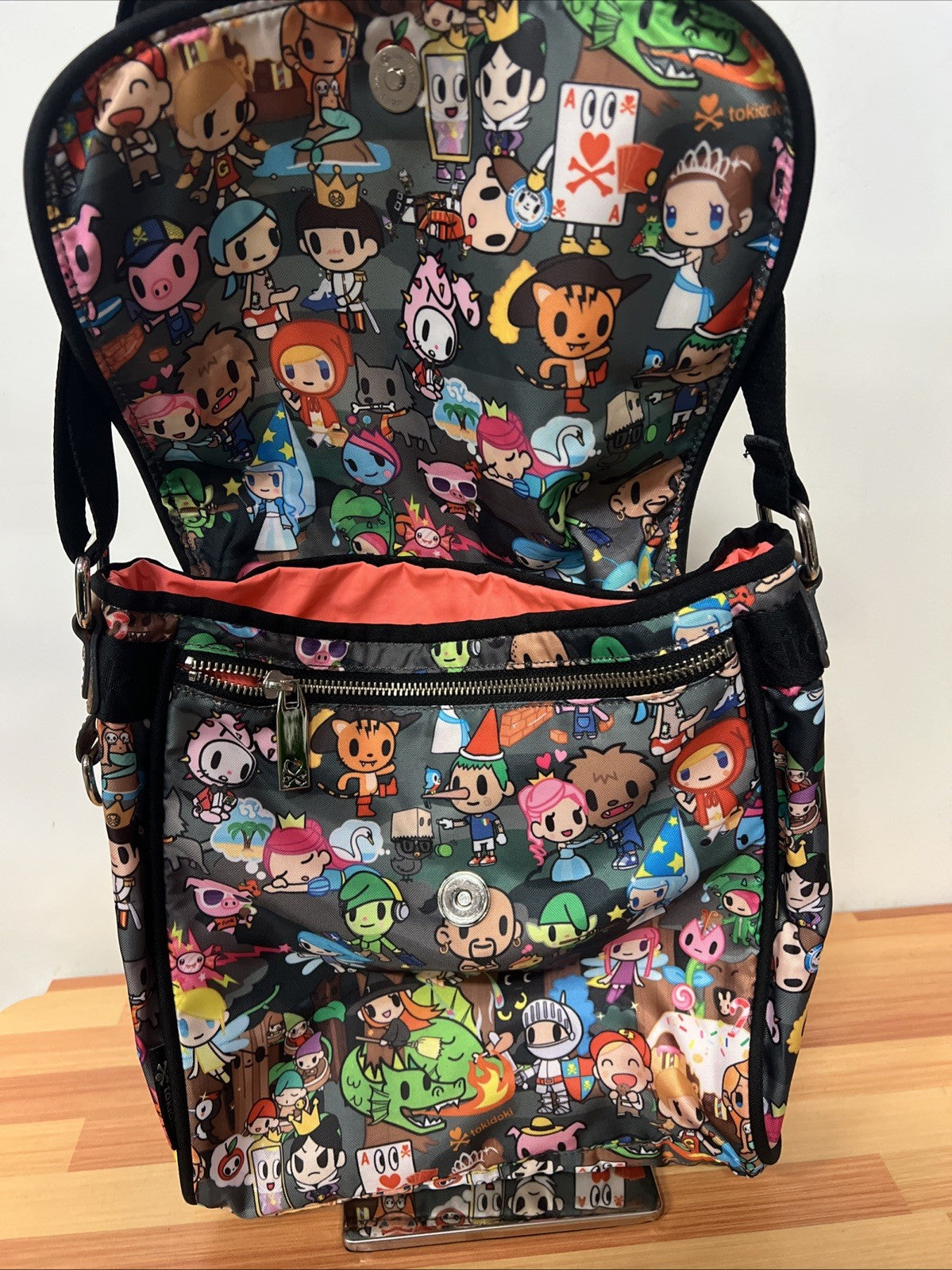 TOKIDOKI Lesportsac Fairytella Crossbody Messenger Bag Excellent Condition