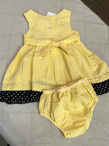 Counting Daisies Bees Dress, Size 12M