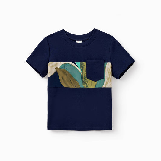 Leaf T-Shirt: Blue: 3-4 Years