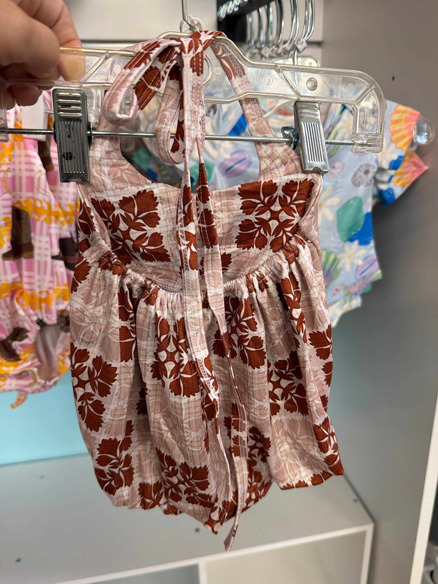 Quilt Halter Romper