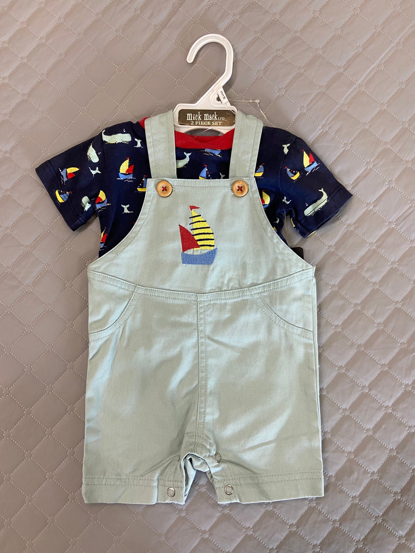 New Mick Mack 2 Piece Set, 0-3m