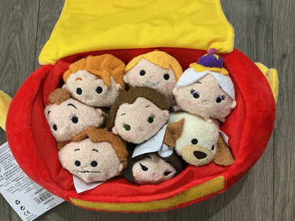 Disney Tsum Tsum, beauty and the beast footstool 8 piece belle