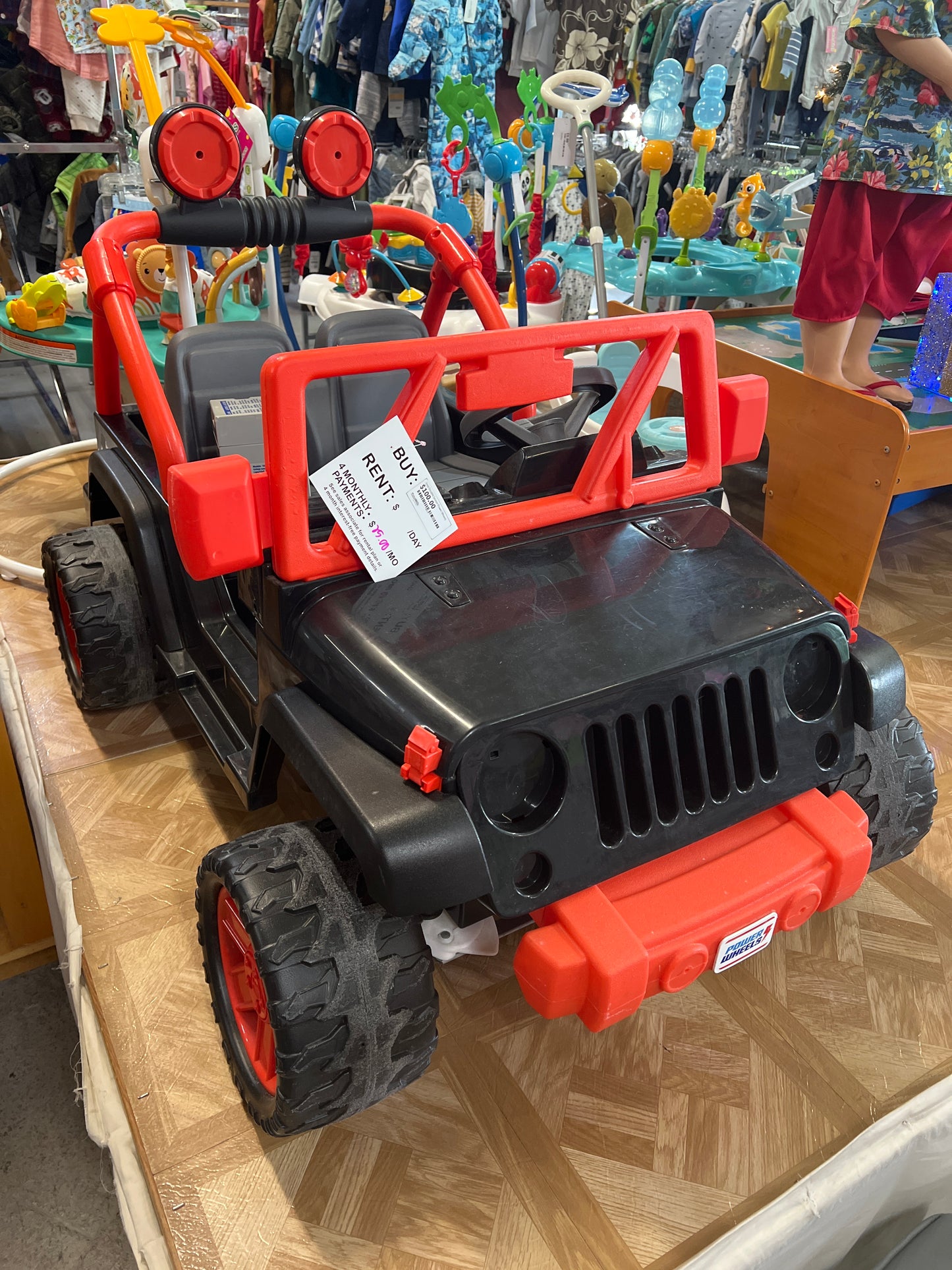 Jeep Double Seater Power Wheels