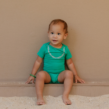 Lei Onaona Bamboo Onesie: 0-6M