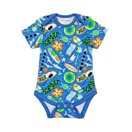 Beach Day Bamboo Onesie: 0-6M
