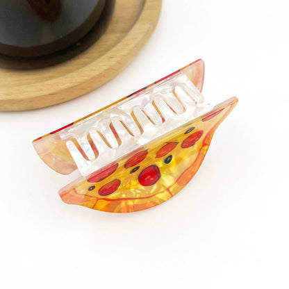 Half Pizza Hair Claw Clip