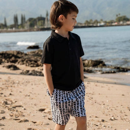 Shell-ish Bamboo Drawstring Shorts: 18-24M