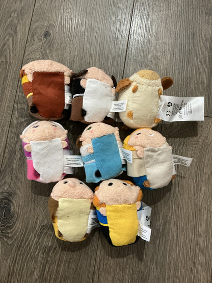 Disney Tsum Tsum, beauty and the beast footstool 8 piece belle