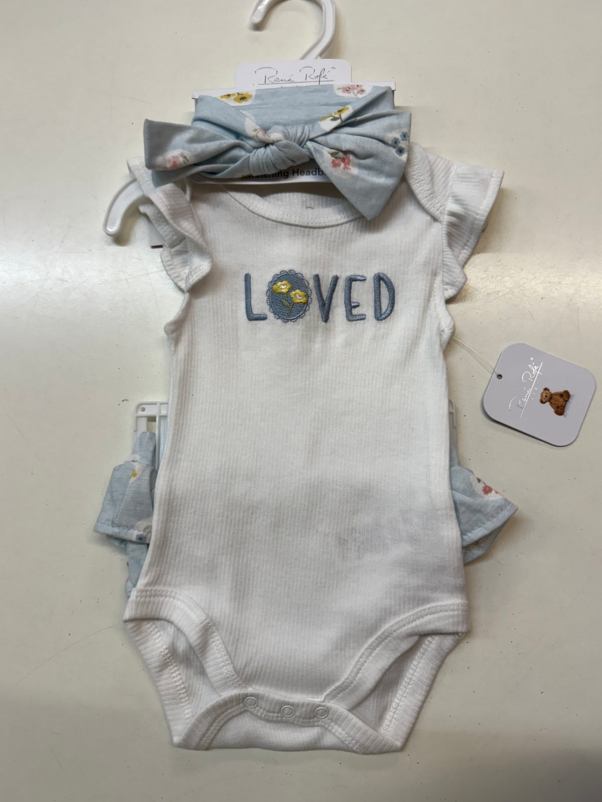 New Loved 3pc Outfit, 0-3m