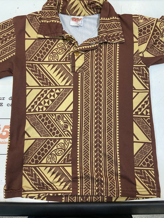 Brown Collared Shirt, 3t