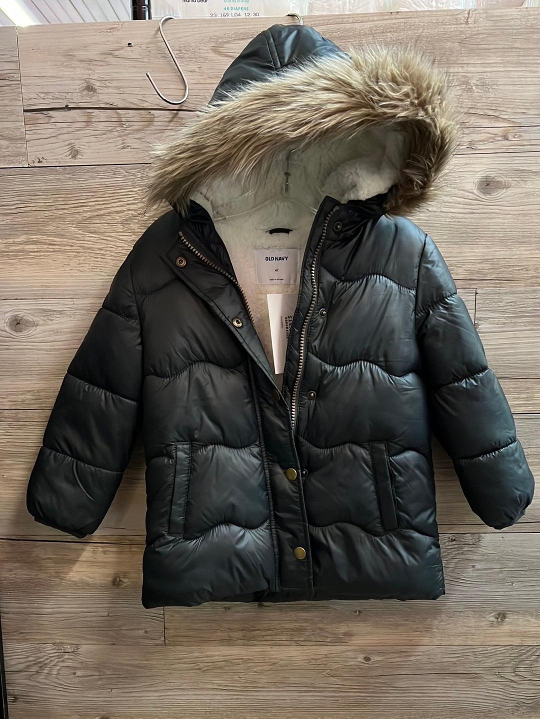 Old Navy Puffer Jacket, Size 4T