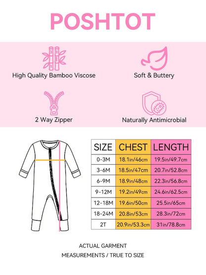 75% Off  PoshTOT Sanrio My Melody Bamboo Baby Convertible Zippy Romper: 12-18M