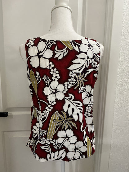 NWOT KY’s Hawaii Vintage Hawaiian Tank Top Size Medium