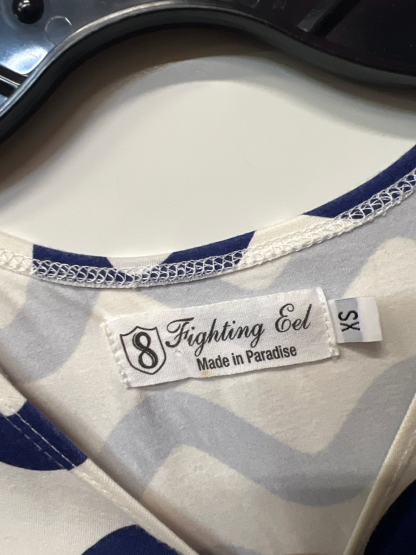 Fighting Eel Split Open Back Top Size XS