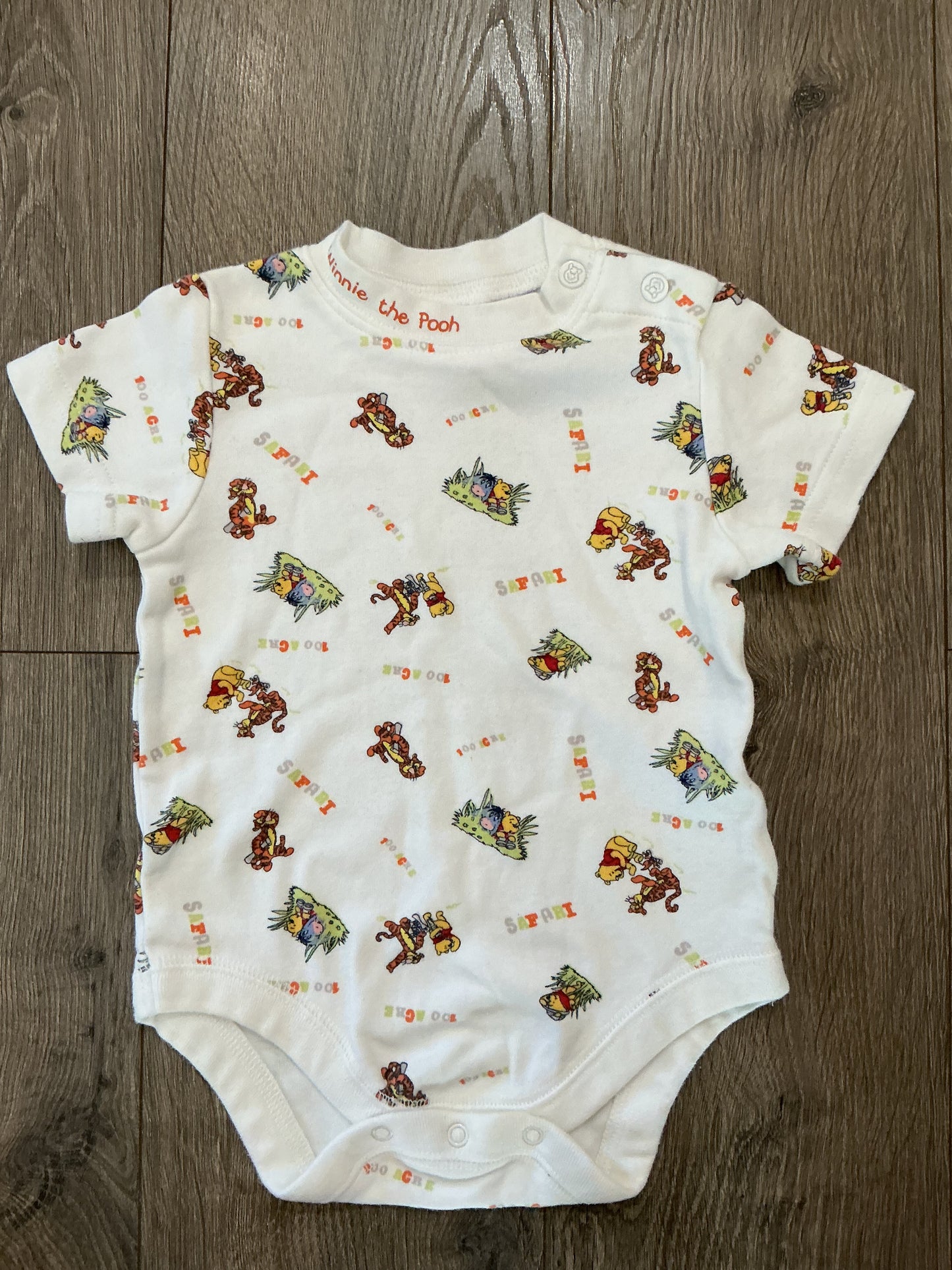 Baby Boy Clothes Disney Winnie The Pooh Size 3-6 Month Pooh Bodysuit