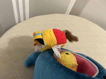 Tsum Tsum, Pinocchio whale Cleo plush set Disney store, Japan ￼