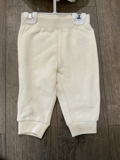 POLO RALPH LAUREN Baby Girl Fleece Polo Bear Sweatshirt & Pant Set, 6M NWT