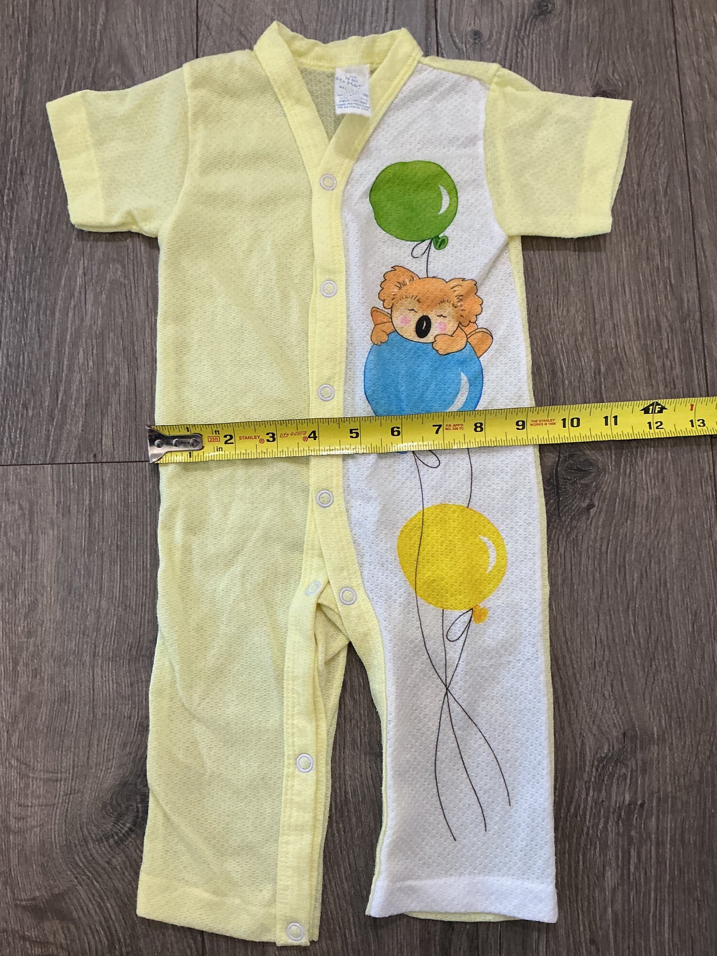 Vintage 90s Mr majesty koala bear jumper / romper / one piece baby outfit 18m