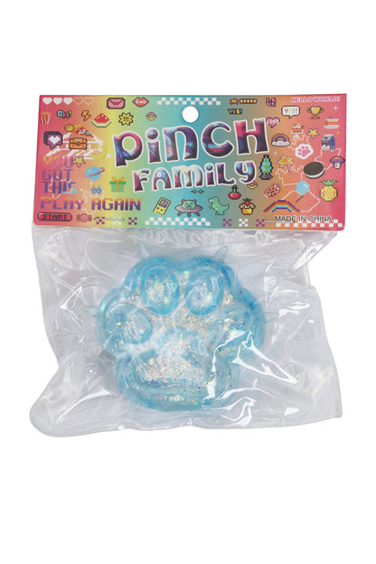 Kitty Cat Paw Glittery Maltose Putty Filled Squishy Toy Bag: ASSORTED / ONE SIZE