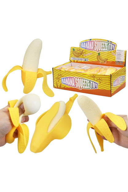 Peeling Yellow Banana Squishy