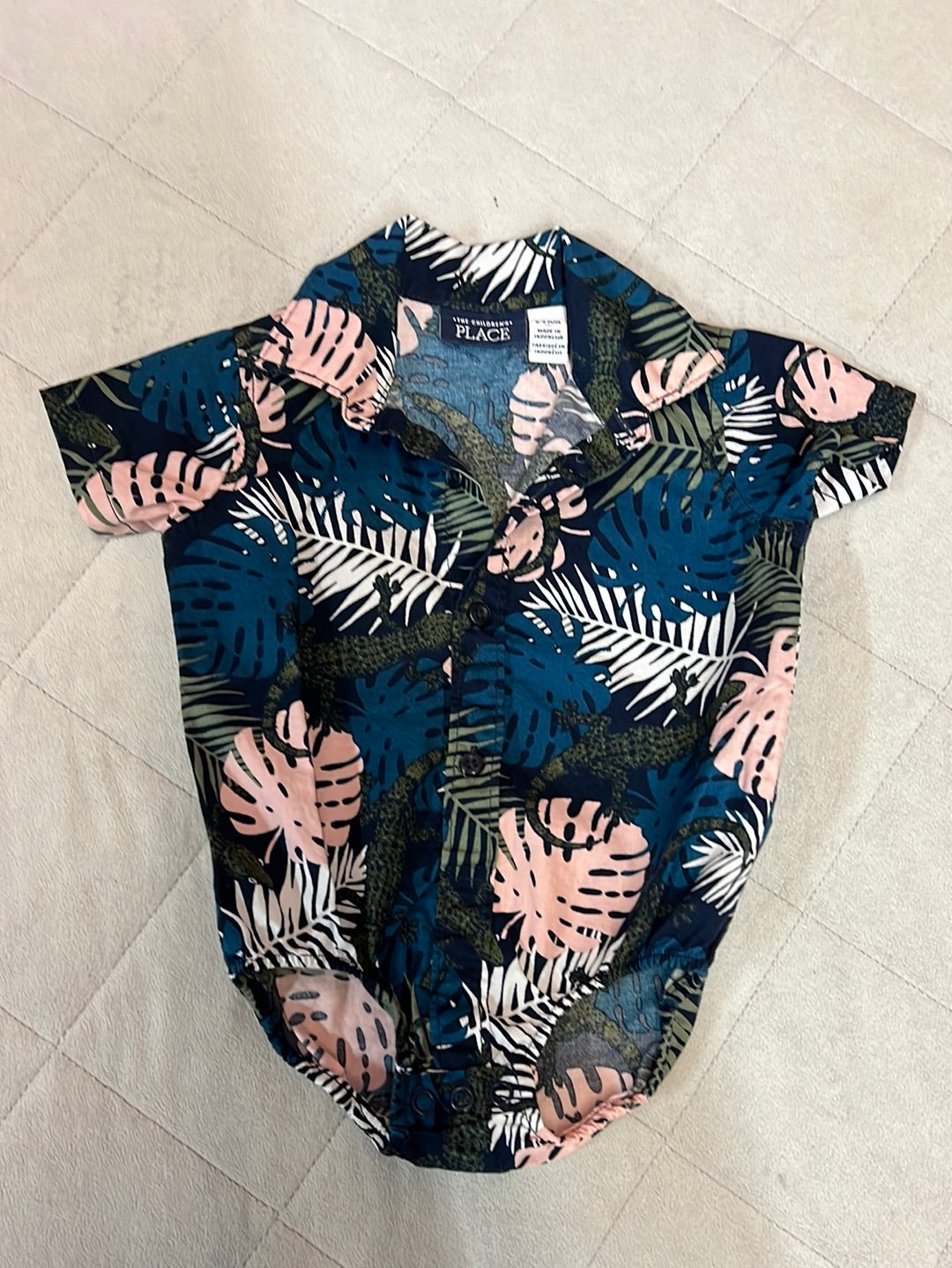 Children's Place Hawaiian Bodysuit, Size 0-3M