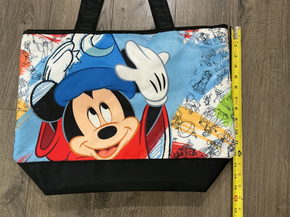 Disney Parks Ink & Paint Sorcerer Mickey Mouse Large Tote Bag - Character Sketch