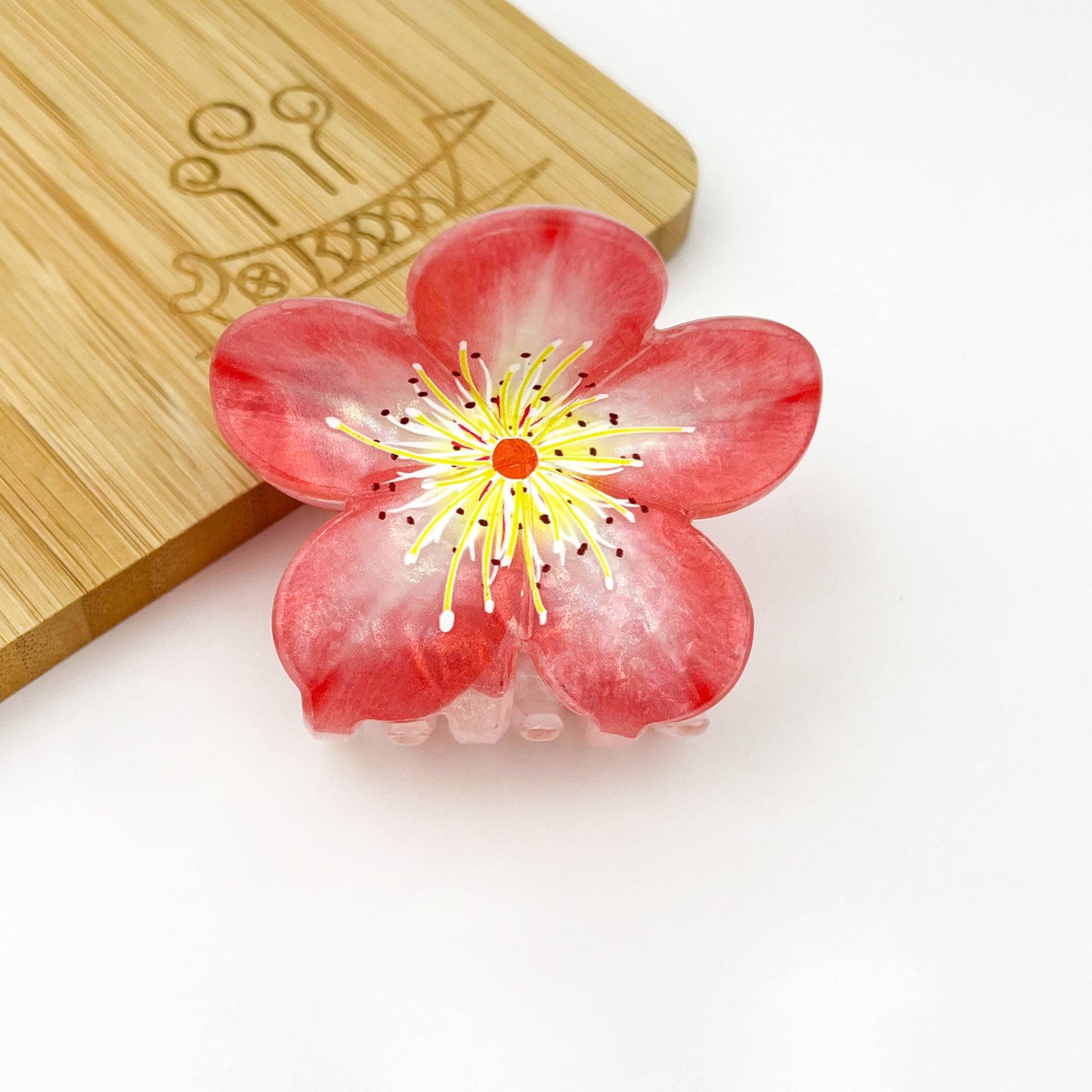 Sakura Claw Clip: Pink