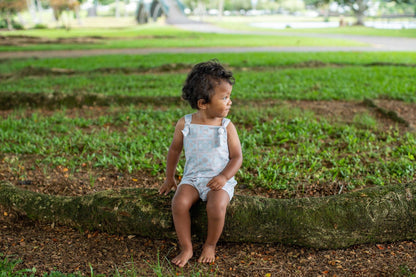Blue Kuiki Knotted Overall: 12-18MO