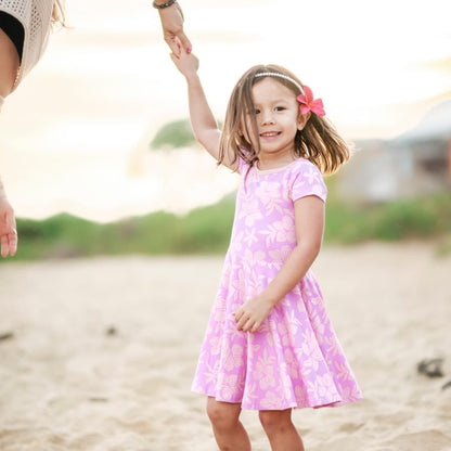 Sunrise Blooms Bamboo T-Shirt Dress: 0-6M