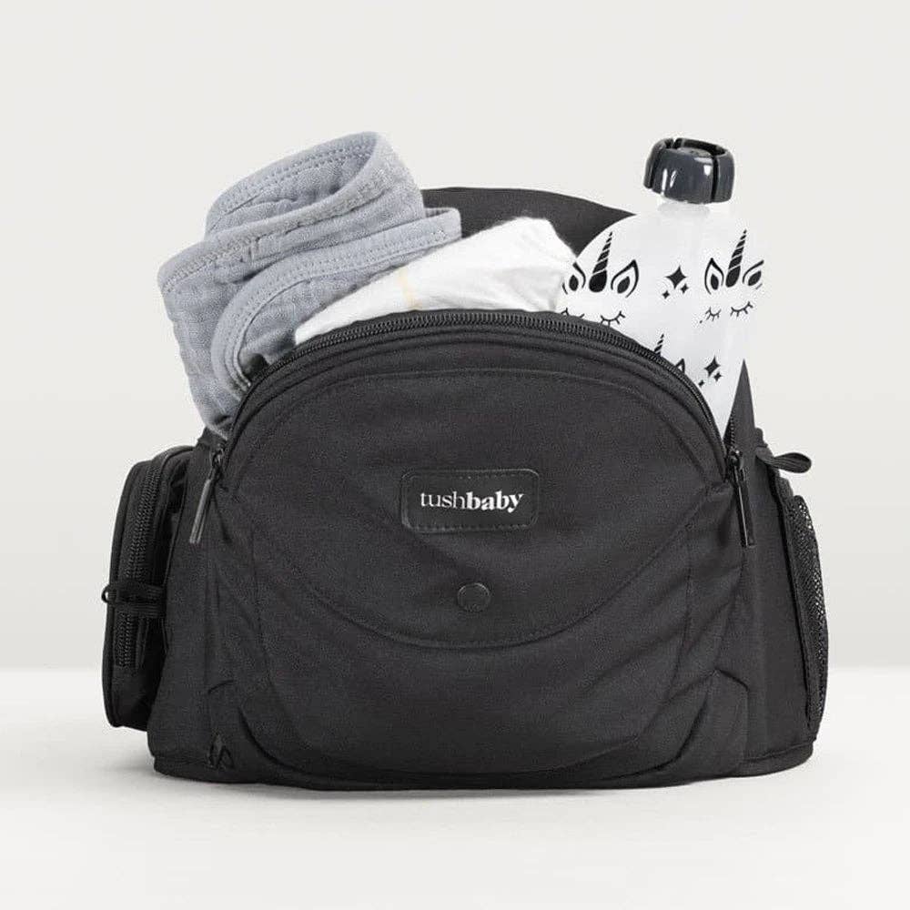 The Tushbaby Hip Carrier: Black & Gold / Tushbaby