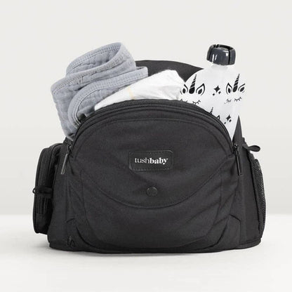 The Tushbaby Hip Carrier: Black & Gold / Tushbaby