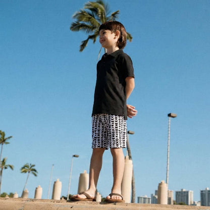 Shell-ish Bamboo Drawstring Shorts: 18-24M
