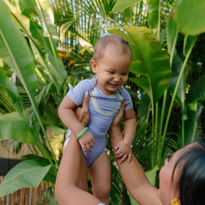 Lei Pua Kenikeni Bamboo Onesie: 6-12M