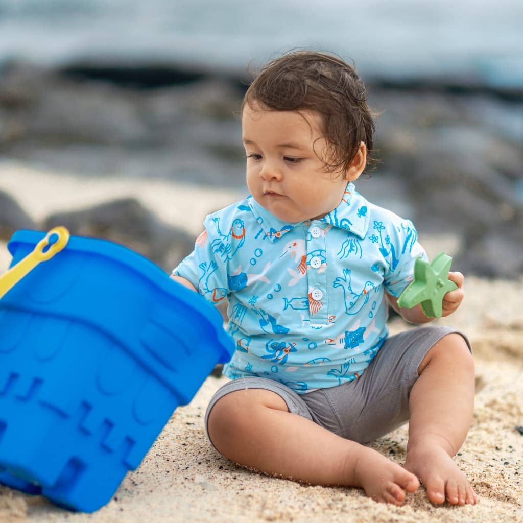 Reef Rascals Bamboo Polo Shirt: 3T