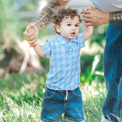 Polū Palaka Bamboo Polo Shirt: 4T
