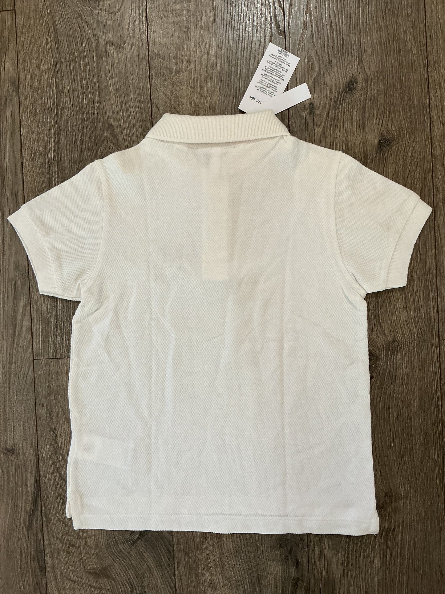 Boy’s Lacoste Regular Fit Polo Short White Size 4 years old