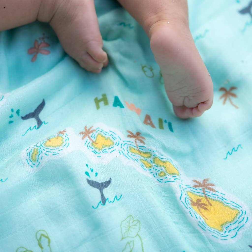 Kuʻu Home O Hawaiʻi Baby Bamboo Quilt