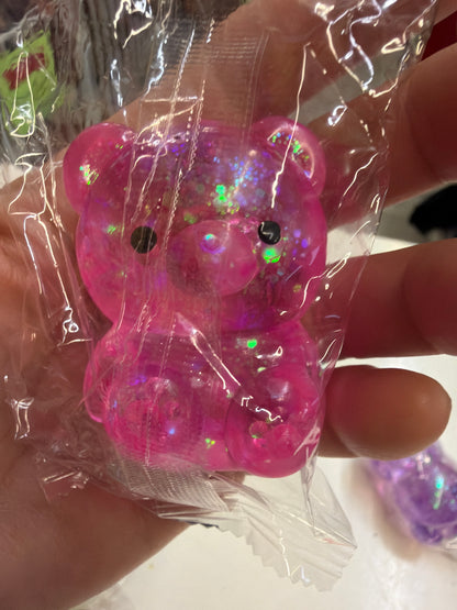 Mini Glitter Bear Squishy