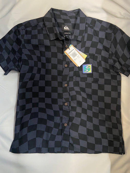New Quiksilver Checkered Collar Shirt, 7
