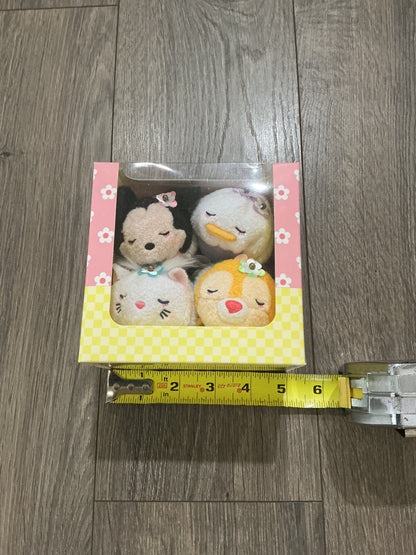 Disney Tsum Tsum, Tokyo 4 piece minnie Daisy, Marie Clarice Japanese authentic new with box ￼