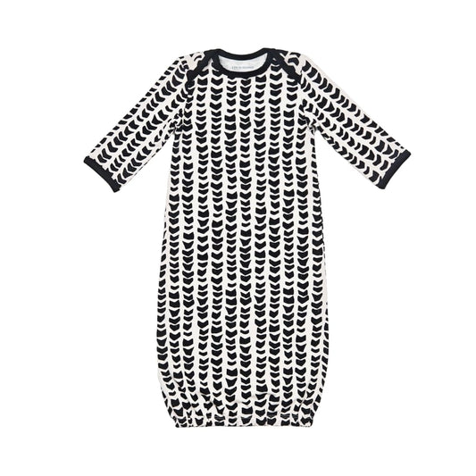 Shell-ish Bamboo Layette Gown: 3-6M