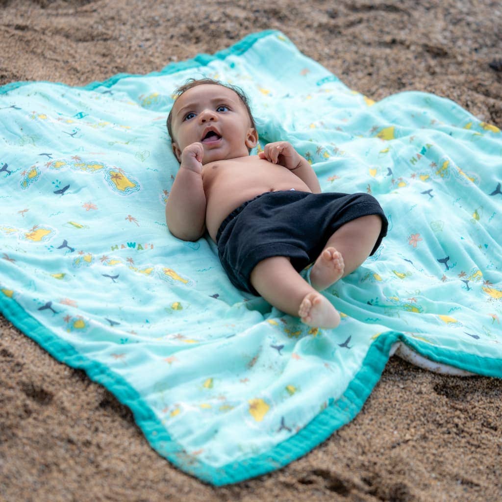 Kuʻu Home O Hawaiʻi Baby Bamboo Quilt