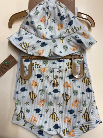 New Blue Chickpea Fish 3pc Set, 18m
