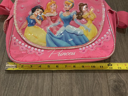 Disney Girl's Princess Pink Messenger Bag purple, vintage crossbody shoulder￼￼