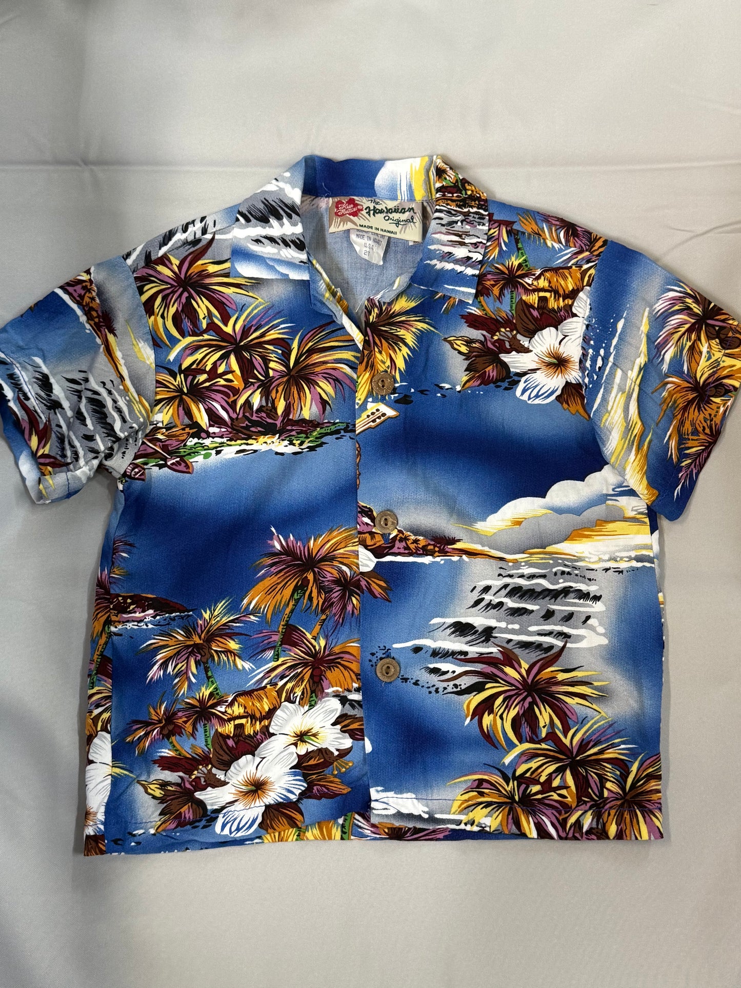 Hilo Hattie Button Up, 2T