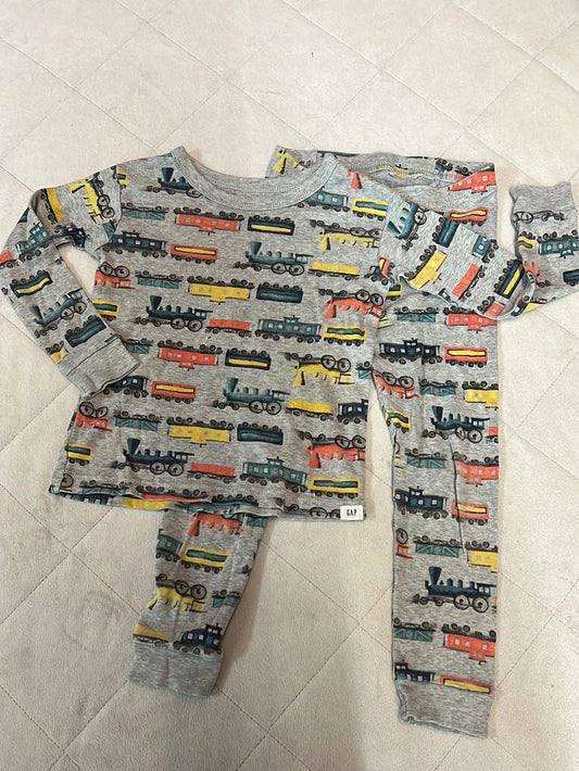 Baby Gap Pajamas Trains, Size 3T