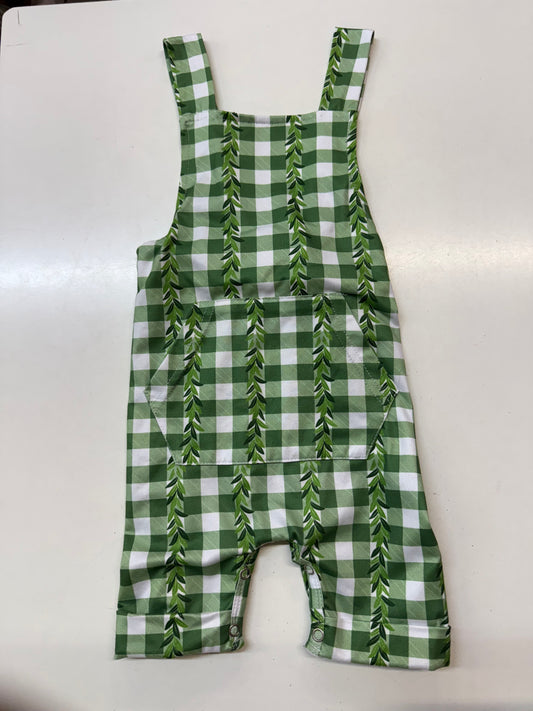 Green Sweet Honey Overalls, 18-24m