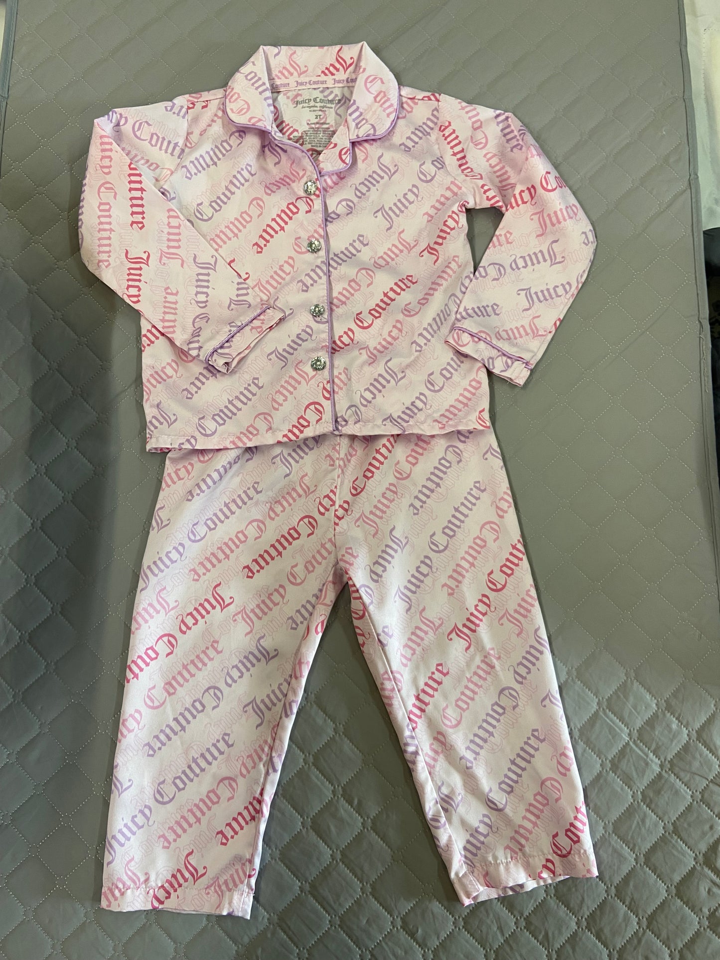 Juicy Couture Pajama Set, 2t