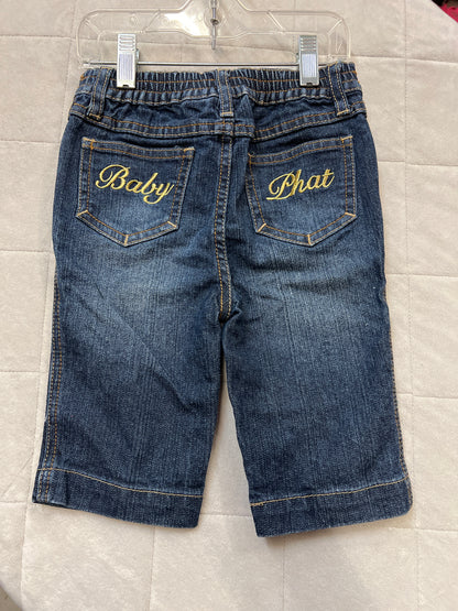 Baby Phat Denim Capris, Size 4T